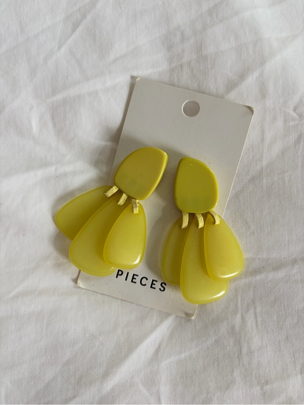 Pieces // Yellow Earrings